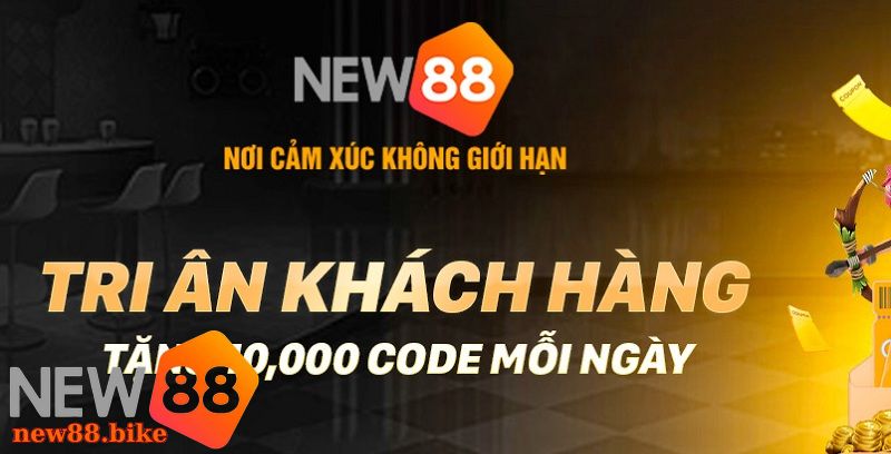 Nhận Giftcode 10k Tại NEW88 Mỗi Ngày